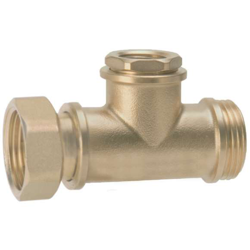 NAT626362 Brass fittings (Tee) 1" M thread x 1" F union nut x 1" M thread