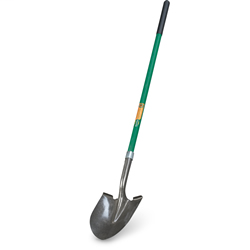 AMES 45000 ROUND NOSE FIBERGLASS HANDLE SHOVEL AMES 45000 ROUND NOSE FIBERGLASS HANDLE SHOVEL