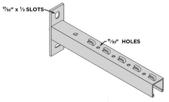 Product image for EAGLE EGL-MWSB-12 12W WALL BRACKET