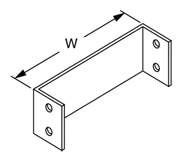 Cope Aluminum Cable Tray, ALUM BLIND END 12 W 5 1/4 HIGH, Load Depth - 5 inch