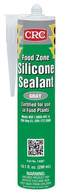 Food Zone Silicone Sealant - Gray, 10.1 Fl Oz