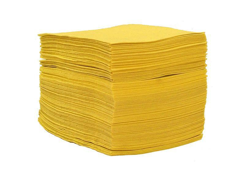 Yellow Hazmat Bonded Pads (Heavy Wt)