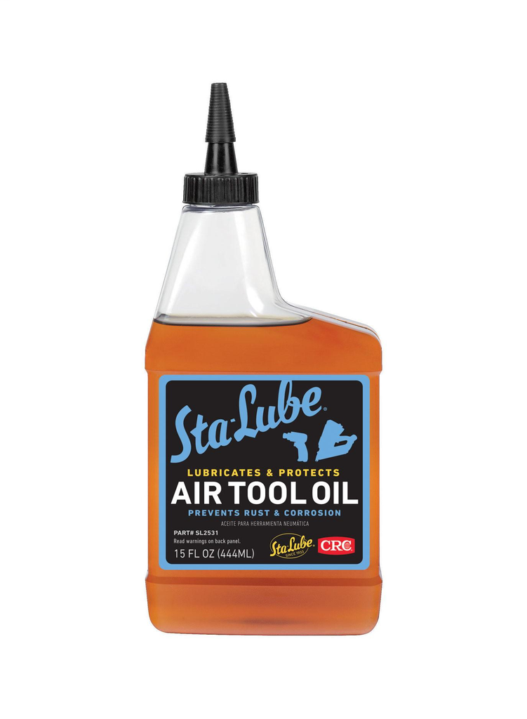 Product image for CRC Industries SL2531 15 oz Bottle SAE 10 Air Tool Oil