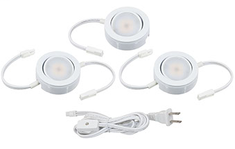 120V MVP - 3 Puck Kit, White Finish