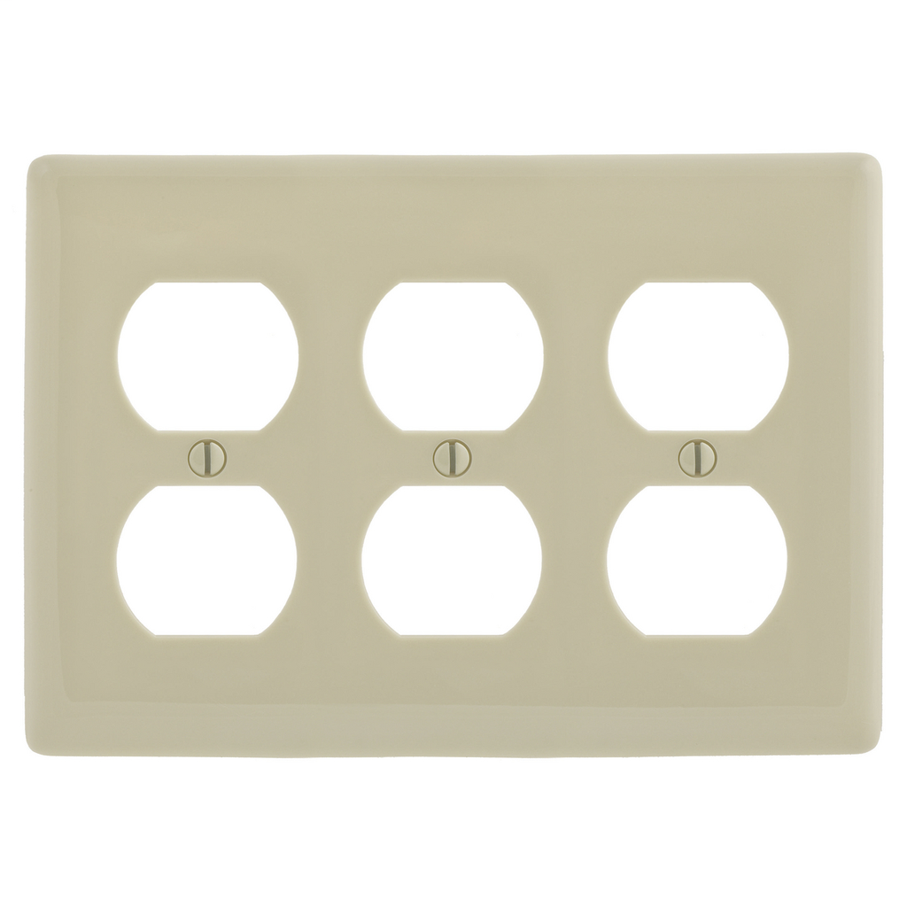 Product image for HCI NP83AL WALLPLATE, 3-G, 3) DUP,