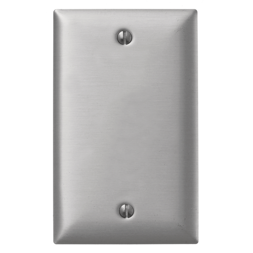Product image for Hubbell SA13A WALLPLATE 1-G, BLANK, ALUM