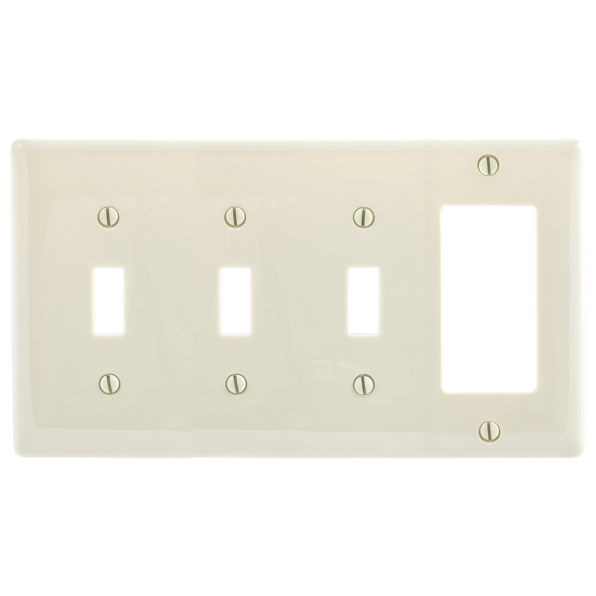 Wallplates, Combination Wall Plates, 4-Gang, NP326LA