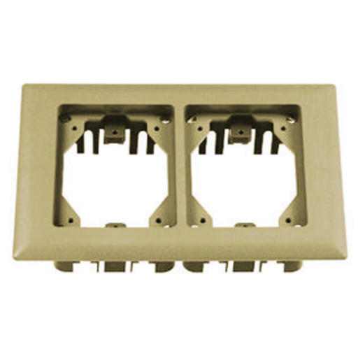 Product image for Hubbell PFBRFI2CARP FLANGE, PLASTIC, 2-G, RECT, IVORY