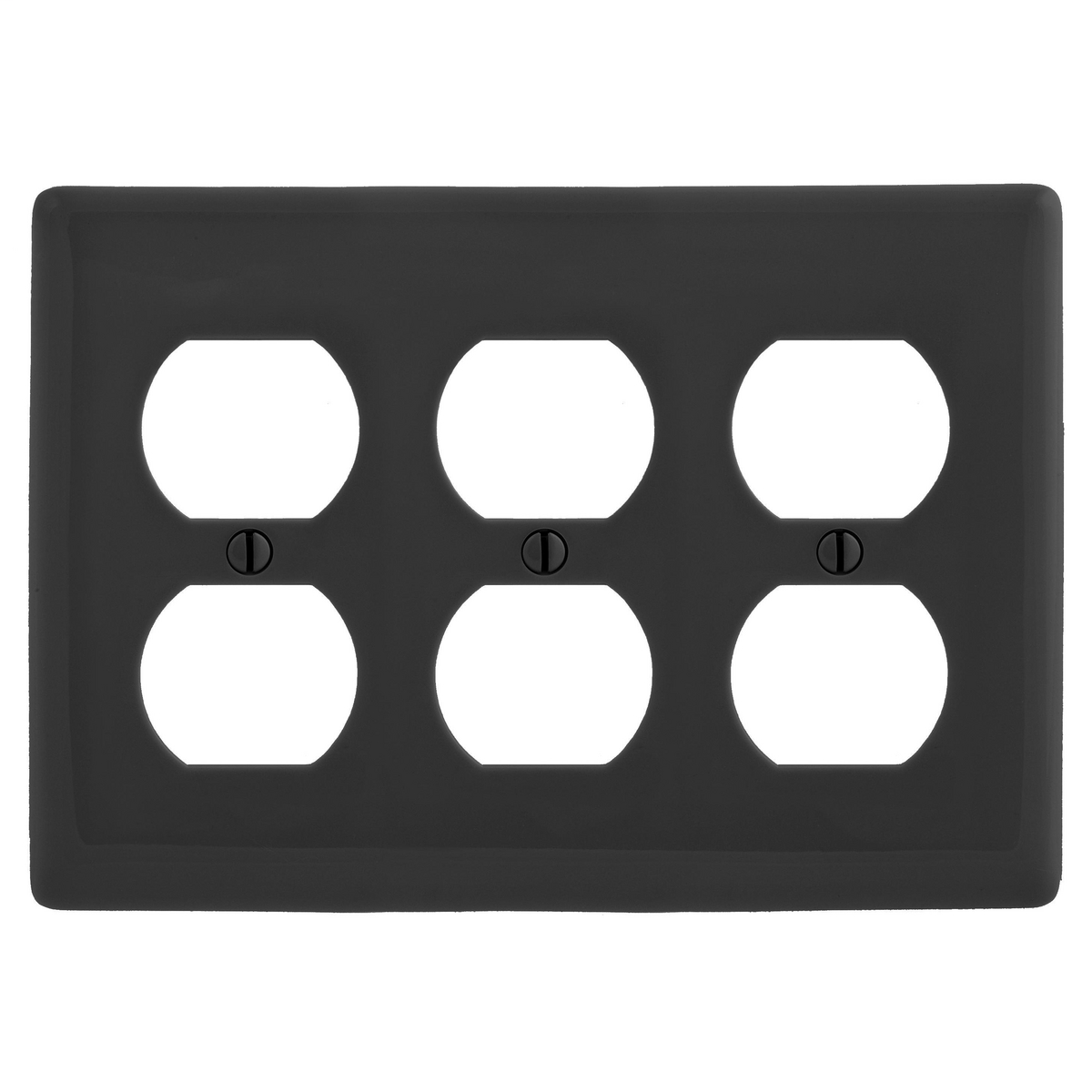 Wallplates, Duplex Receptacle Wallplates, NP83BK