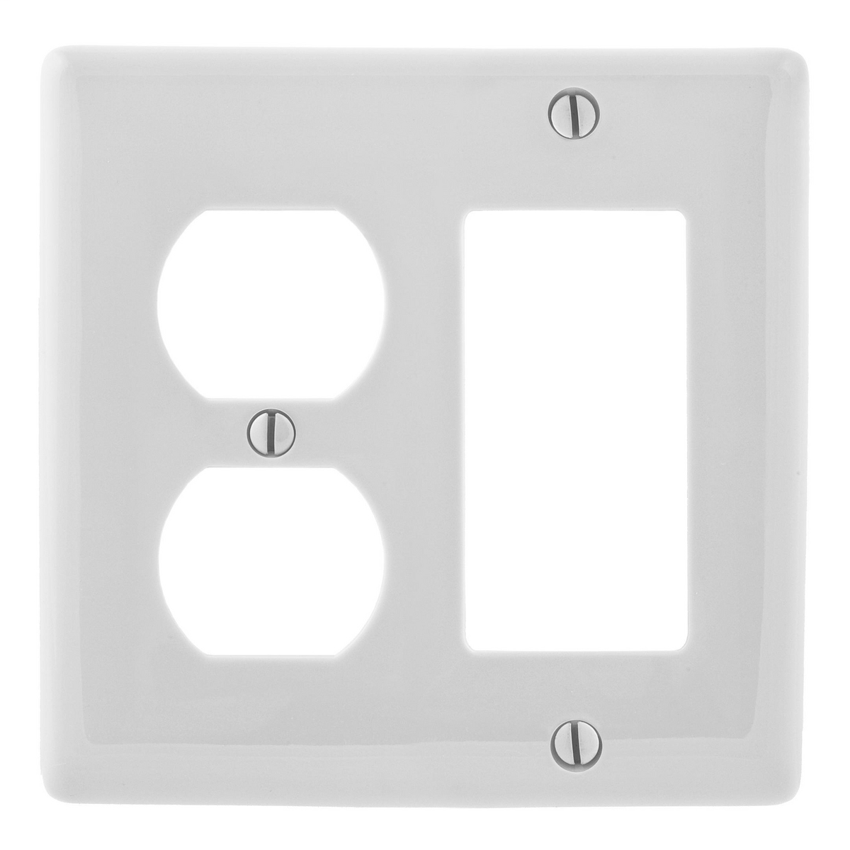 Wallplates, Combination Wallplates, 2-Gang, NP826W