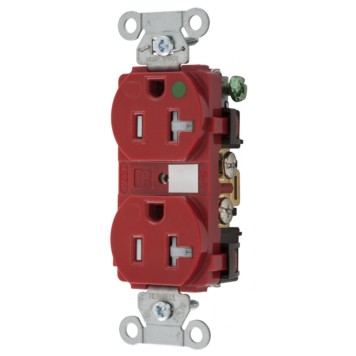 Product image for Hubbell 8300REDTR 20A, 125V, 2 Pole, 3 Wire Grounding