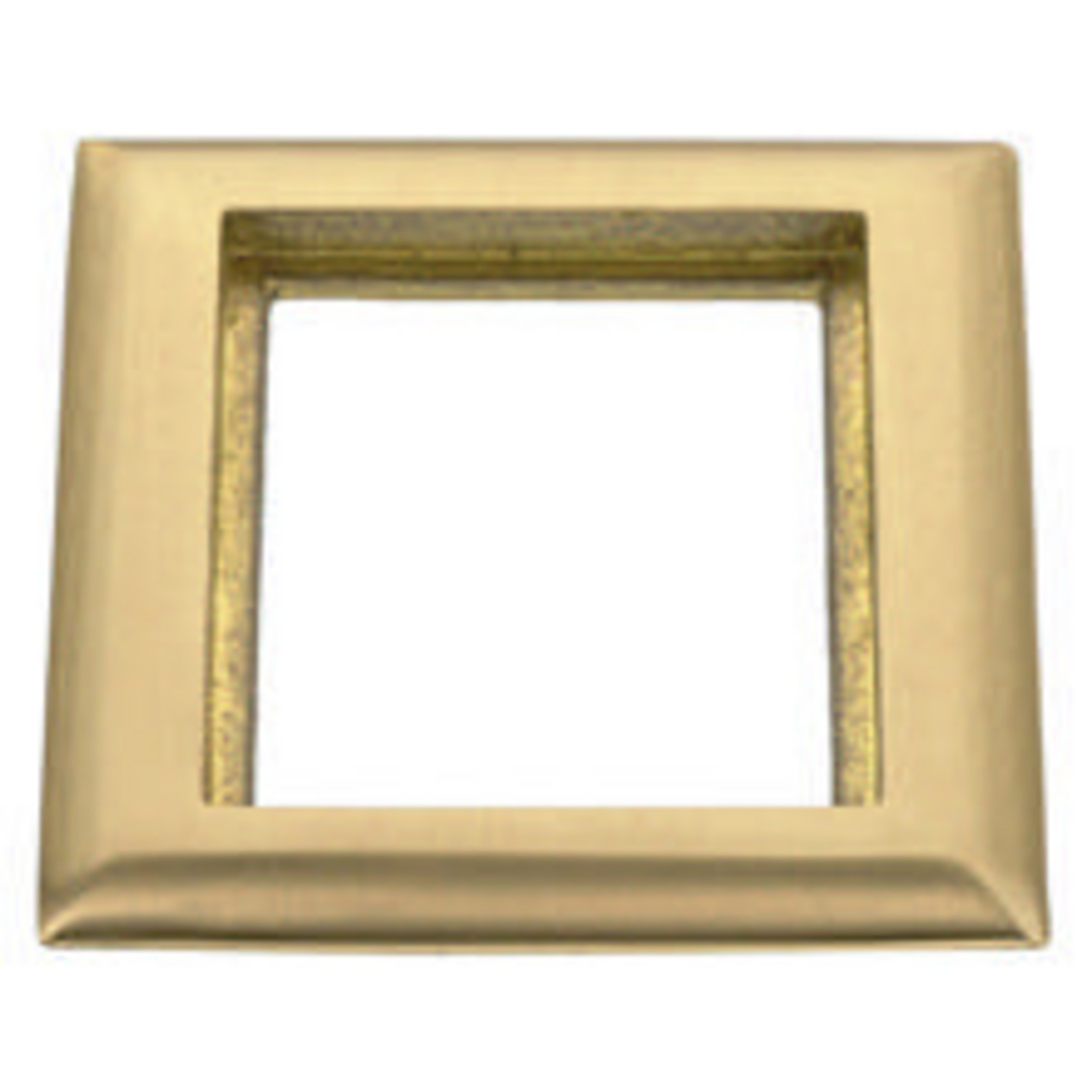 Hubbell Wiring Devices SB3083 6 x 4.85 Inch 1-Gang Brass Carpet Flange Hubbell Wiring Devices SB3083 6 x 4.85 Inch 1-Gang Brass Carpet Flange