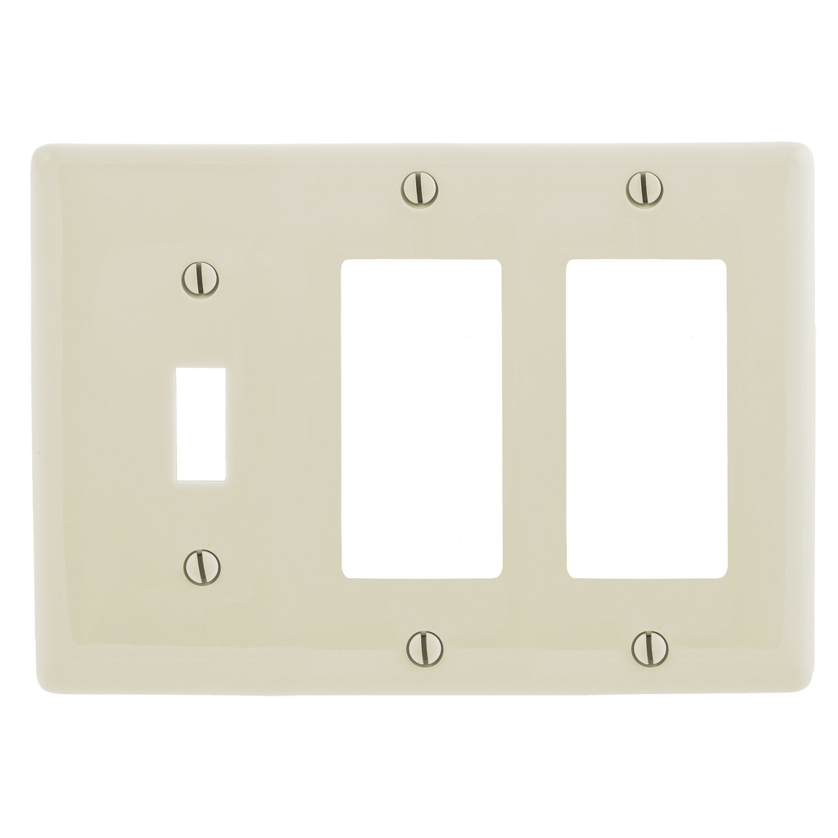 Wallplates, Combination Wallplates, 3-Gang, NP1262LA