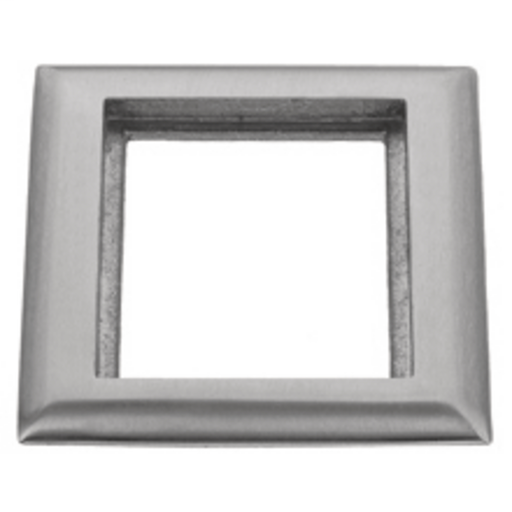 Product image for Hubbell SA3083 1-Gang 6 x 4.85 Inch Aluminum Rectangular Floor Box Carpet Flange