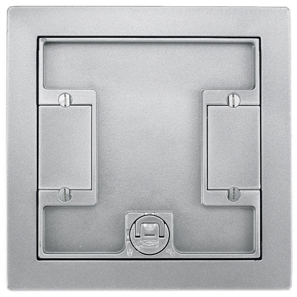 Product image for Hubbell LCFBCALCF-BOX, LRG-CAP, COV, CARPT-APP, ALU