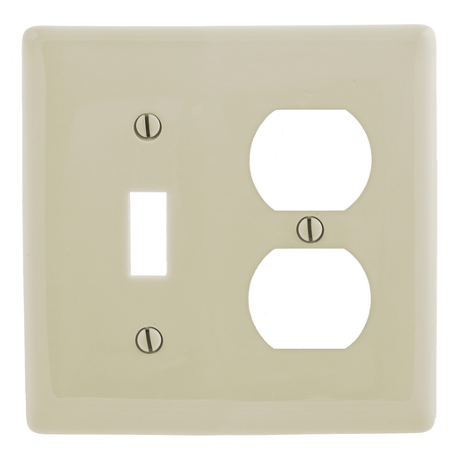 Product image for HPW NPJ18AL WALLPLATE, M-SIZE 2-G,