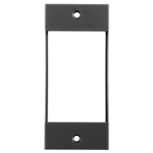 Product image for Hubbell HBLIMFSBK MOD FACE PLATE, IMF, BLACK, SCREW