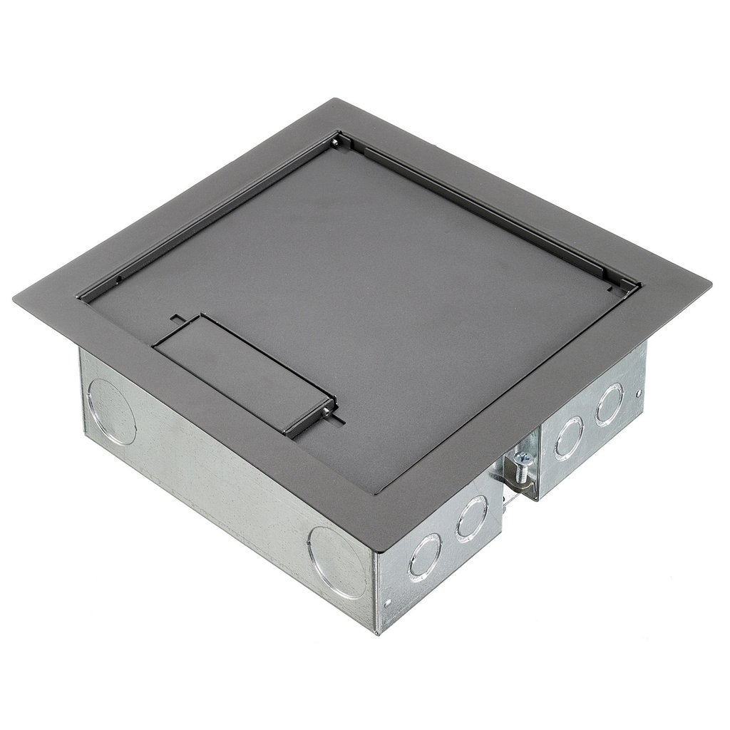Product image for Hubbell AFB301GNTACCESS FLOOR BOX & CVR, 4 GANG DEEP GNT