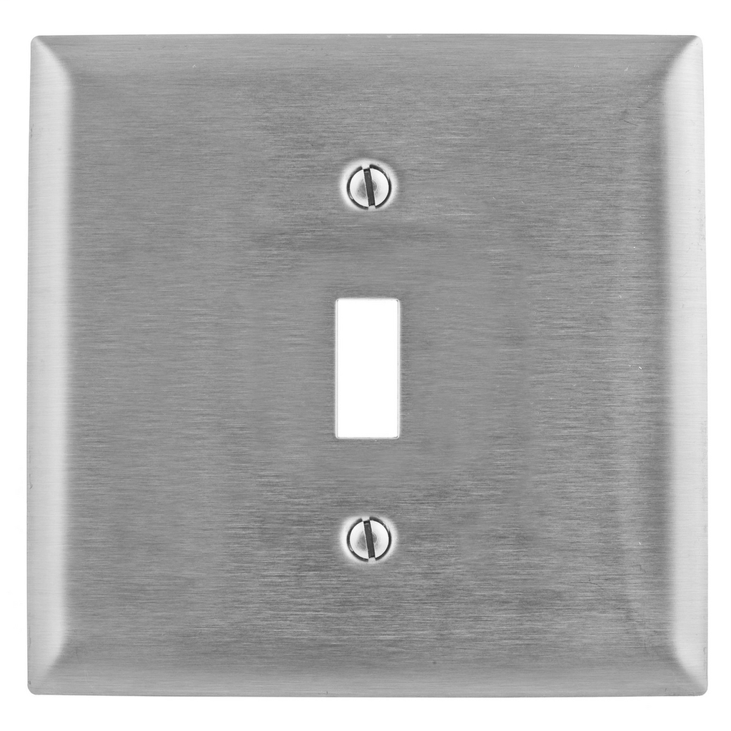 HPW SS740 WALLPLATE, 2-G, 1 SWITCH, HPW SS740 WALLPLATE, 2-G, 1 SWITCH,
