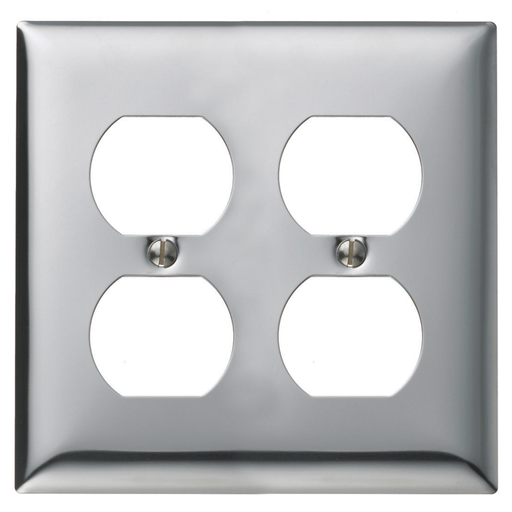 Product image for HPW SCH82 WALLPLATE, 2-G, 2) DUP, C