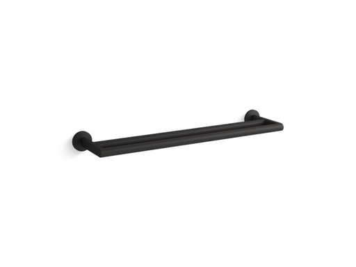Components™ double towel bar, Matte Black
