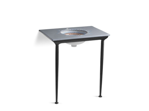 Marrakesh™ on vitreous china vanity-top with single faucet hole, Biscuit