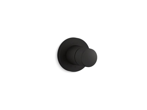 Components™ volume control valve trim with Oyl handle, Matte Black