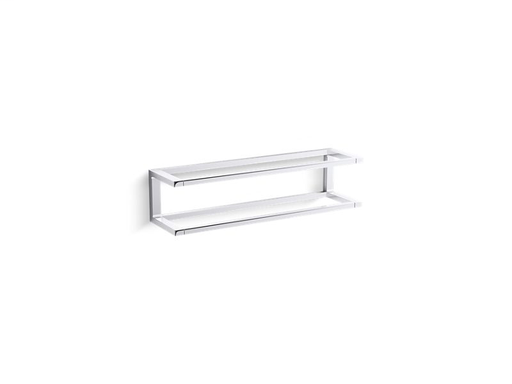 Draft™ 18" towel bar frame, Polished Chrome