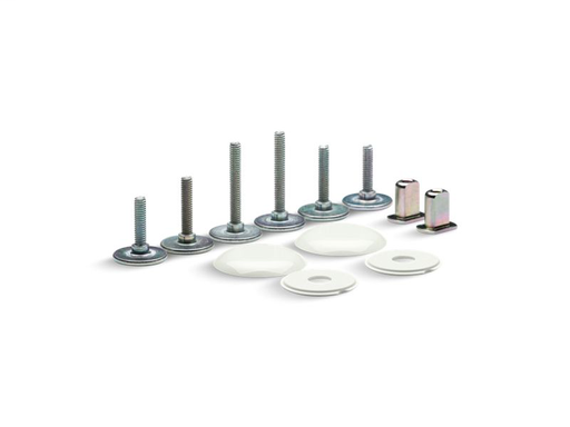 Clean Caps® low-profile toilet bolt caps, Dune