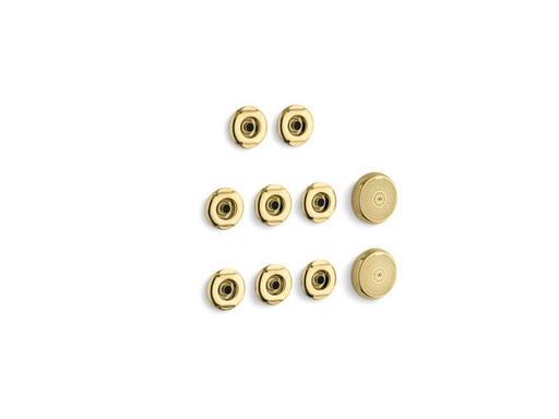 Riverbath® whirlpool trim kit, Vibrant Polished Brass