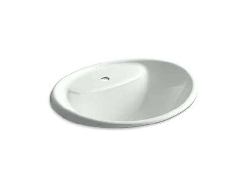 Tides® drop-in sink with single faucet hole, Sea Salt