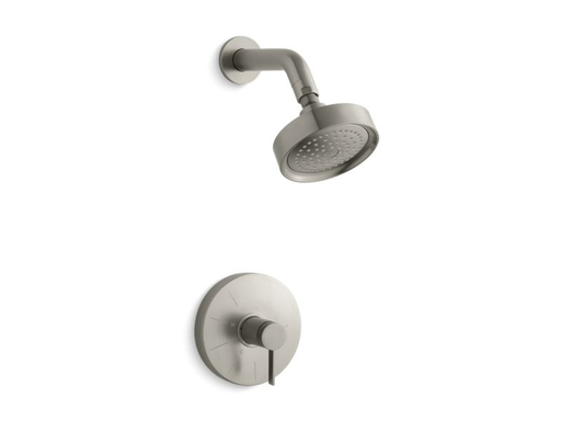 Stillness(r) Rite-Temp(r) shower trim set, valve not included, Vibrant Brushed Nickel