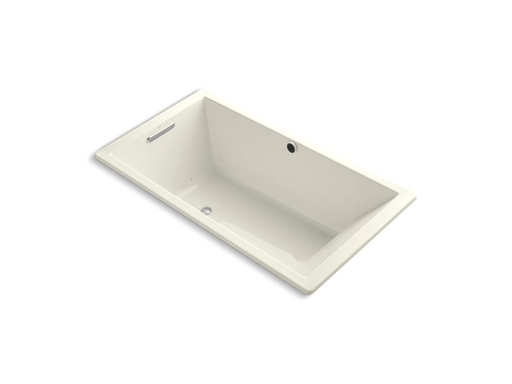 Underscore® Rectangle 66" x 36" drop-in BubbleMassage™ Air Bath, Biscuit