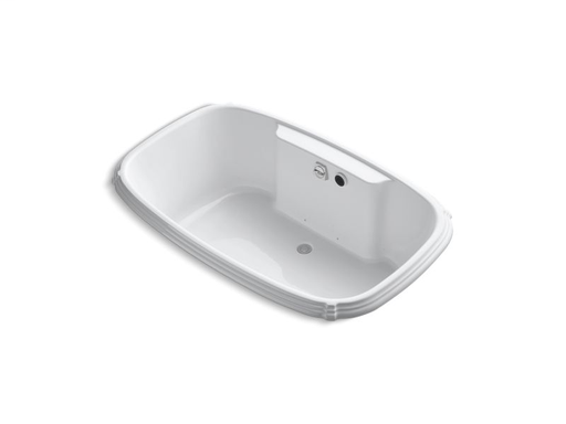 Portrait® BubbleMassage™ Air Bath 67" x 42" drop-in bath, White