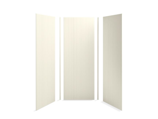 Choreograph® 36" x 36" x 96" shower wall kit, Cord texture, Biscuit