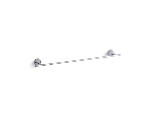 Finial® 24" towel bar, Polished Chrome
