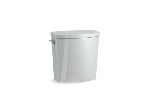 Irvine™ 1.28 gpf toilet tank with AquaPiston® flushing technology and left-hand trip lever, Ice Grey