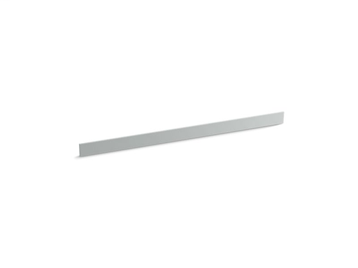 Solid/Expressions® 61" backsplash, Ice™ Grey Expressions