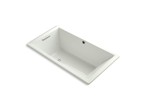 Underscore® Rectangle 66" x 36" drop-in BubbleMassage™ Air Bath with Bask® heated surface and reversible drain, Dune