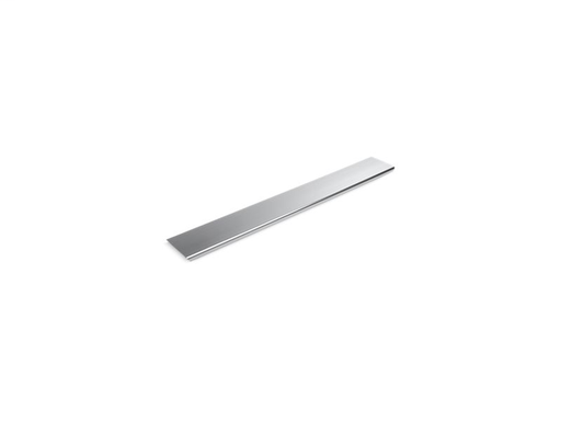 Groove® aluminum cover, 42", Bright Silver