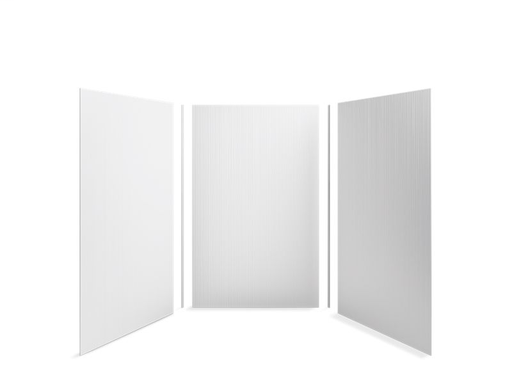 Choreograph™ 60" x 60" x 96" shower wall kit, Cord texture, White