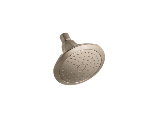 Memoirs® 2.5 gpm single-function showerhead with Katalyst® air-induction technology, Vibrant Brushed Bronze
