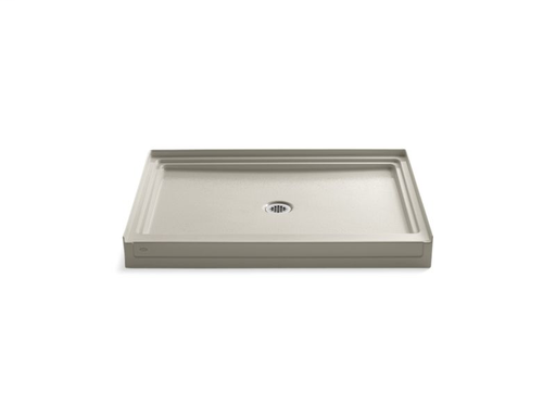 Tresham® 48" x 36" single threshold center drain shower base, Sandbar