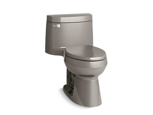Cimarron® Comfort Height® one-piece elongated 1.28 gpf toilet with AquaPiston® flushing technology and left-hand trip lever, Cashmere