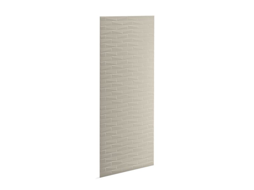 Choreograph® 36" x 96" wall panel, Brick texture, Sandbar