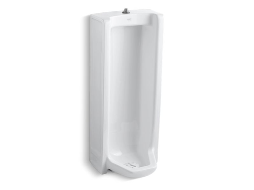 Branham™ washdown floor-mount 0.5 gpf to 1 gpf urinal with top spud, White