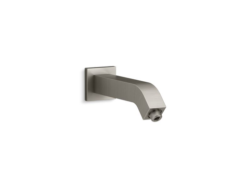 Loure® shower arm and flange, Vibrant Brushed Nickel