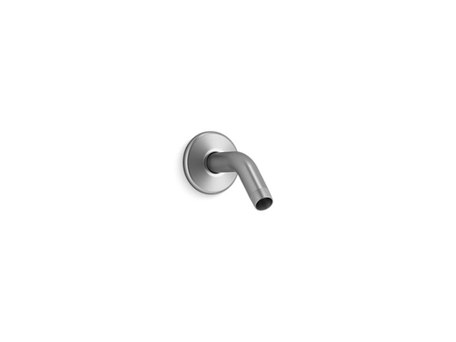 Shower arm and flange,5-3/8" long, Brushed Chrome