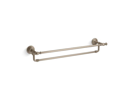 Artifacts® 24" double towel bar, Vibrant Brushed Bronze