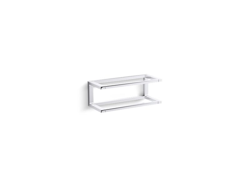 Draft™ 12" towel bar frame, Polished Chrome